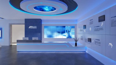 现代前台3D模型下载